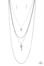 Load image into Gallery viewer, Key Keynote - Pink Necklace Paparazzi Accessories