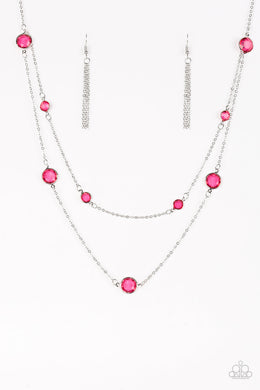 Raise Your Glass - Pink Necklace Paparazzi Accessories