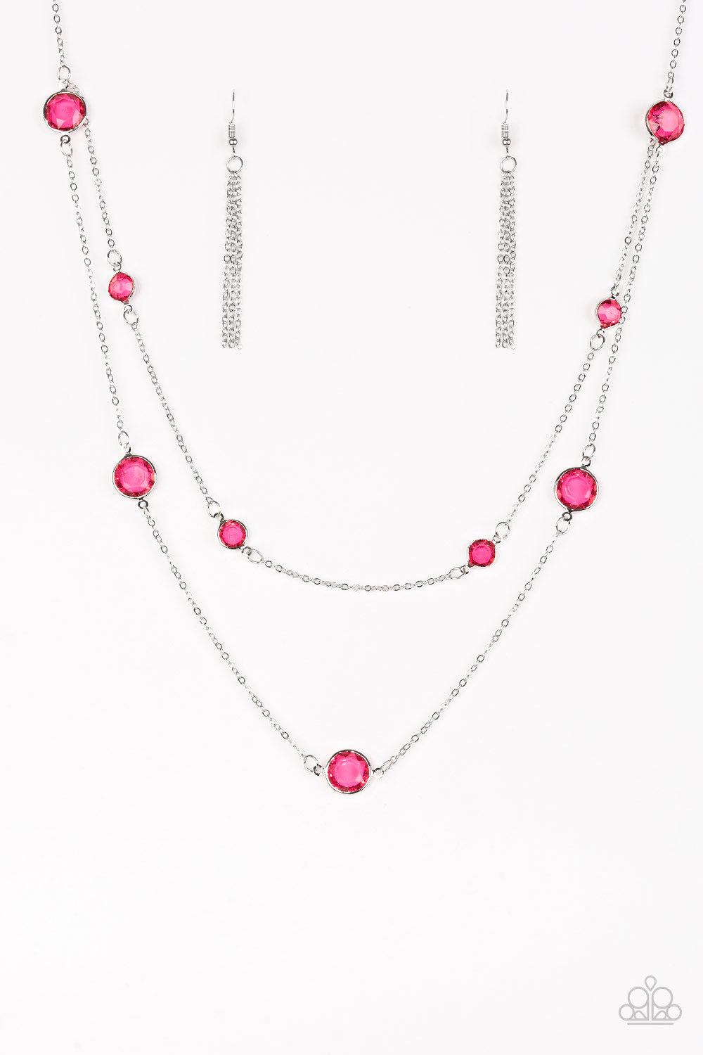 Raise Your Glass - Pink Necklace Paparazzi Accessories