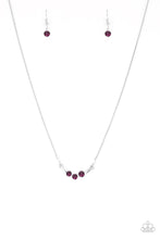 Load image into Gallery viewer, Sparkling Stargazer Purple Necklace Paparazzi Accessories