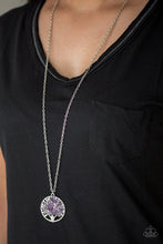 Load image into Gallery viewer, Naturally Nirvana Purple Necklace Paparazzi Accessories