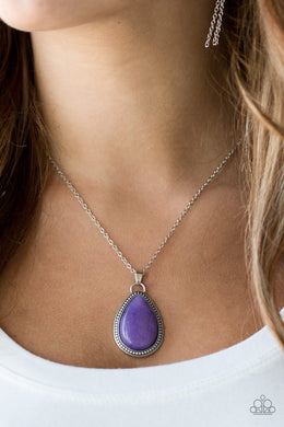 On The Home Frontier Purple Necklace Paparazzi Accessories