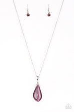 Load image into Gallery viewer, Friends In Glow Places Purple Moonstone Necklace Paparazzi Accessories