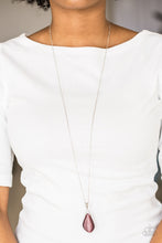 Load image into Gallery viewer, Friends In Glow Places Purple Moonstone Necklace Paparazzi Accessories
