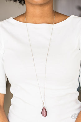 Friends In Glow Places Purple Moonstone Necklace Paparazzi Accessories