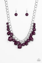 Load image into Gallery viewer, Gorgeously Globetrotter Purple Necklace Paparazzi Accessories