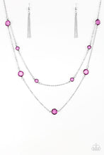Load image into Gallery viewer, Raise Your Glass Purple Necklace Paparazzi Accessories