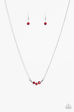 Load image into Gallery viewer, Sparkling Stargazer Red Necklace Paparazzi Accessories