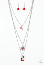 Load image into Gallery viewer, Soar With The Eagles - Red Necklace Paparazzi Accessories