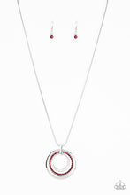 Load image into Gallery viewer, Gather Round Gorgeous Red Necklace Paparazzi Accessories