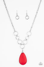 Load image into Gallery viewer, Livin On A Prairie Red Necklace Paparazzi Accessories