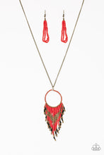 Load image into Gallery viewer, Badlands Beauty Red Necklace Paparazzi Accessories