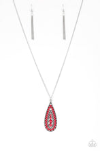 Load image into Gallery viewer, Tiki Tease Red Necklace Paparazzi Accessories