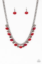 Load image into Gallery viewer, Runway Rebel Red Necklace Paparazzi Accessories