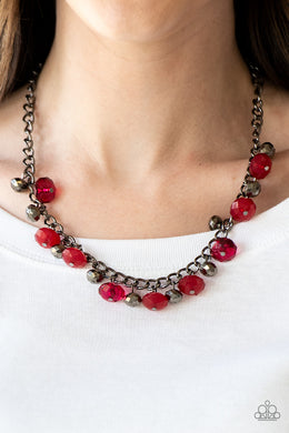 Runway Rebel Red Necklace Paparazzi Accessories