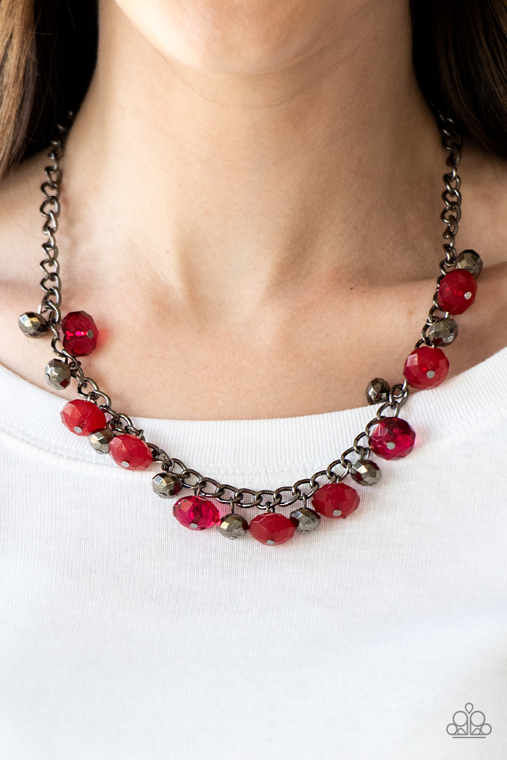Runway Rebel Red Necklace Paparazzi Accessories