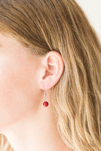 Load image into Gallery viewer, Vintage Vanity Red Necklace Paparazzi Accessories