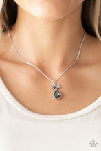 Load image into Gallery viewer, Nice To Meet You - Silver Rhinestone Necklace Paparazzi Accessories