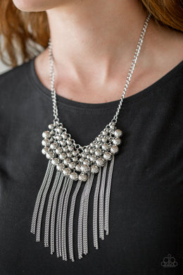 Diva-de and Rule Silver Necklace Paparazzi Accessories