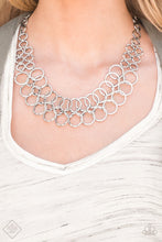 Load image into Gallery viewer, Metro Maven Silver Necklace Paparazzi Accessories