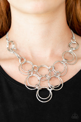 Ringing Off The Hook Silver Necklace Paparazzi Accessories