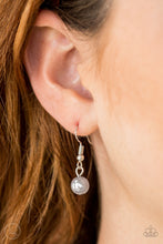 Load image into Gallery viewer, Put On Your Party Dress - Silver Pearl Choker Necklace Paparazzi Accessories