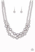 Load image into Gallery viewer, The More The Modest Silver Pearl Necklace Paparazzi Accessories