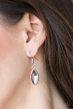 Load image into Gallery viewer, Club Sparkle - Silver  Rhinestone Toggle Necklace Paparazzi Accessories