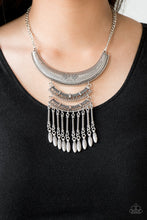 Load image into Gallery viewer, Eastern Empress - Silver Necklace Paparazzi Accessories
