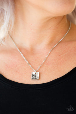 Own Your Journey Silver Necklace Paparazzi Accessories