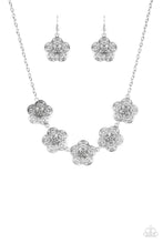 Load image into Gallery viewer, Garden Groove - Silver Necklace Paparazzi Accessories