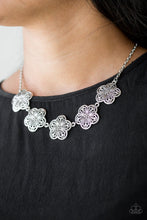 Load image into Gallery viewer, Garden Groove - Silver Necklace Paparazzi Accessories