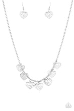 Load image into Gallery viewer, Less is Amour Silver Necklace Paparazzi Accessories