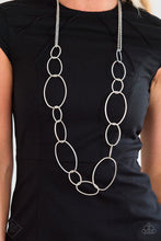 Load image into Gallery viewer, City Circuit Silver Necklace Paparazzi Accessories