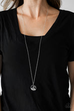 Load image into Gallery viewer, Pandoras Box - White Rhinestone Necklace Paparazzi Accessories