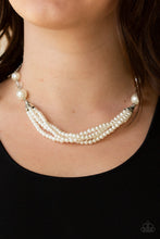 Load image into Gallery viewer, One-WOMAN Show - White Necklace Paparazzi Accessories