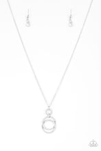 Load image into Gallery viewer, Timeless Trio - White Rhinestone Necklace Paparazzi Accessories