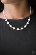 Load image into Gallery viewer, Starlit Socials White Necklace Paparazzi Accessories