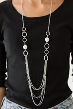 Load image into Gallery viewer, Margarita Masquerade White Necklace Paparazzi Accessories
