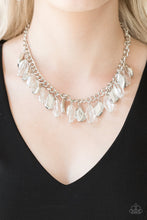 Load image into Gallery viewer, Fringe Fabulous White Necklace Paparazzi Accessories