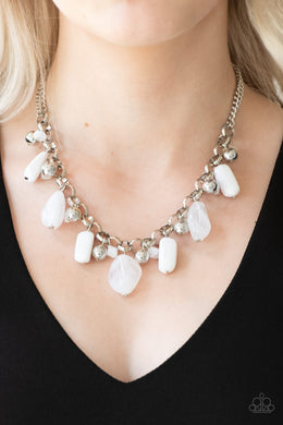Grand Canyon Grotto White Necklace Paparazzi Accessories
