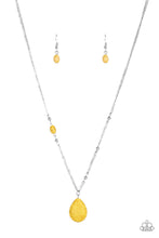Load image into Gallery viewer, Peaceful Prairies Yellow Necklace Paparazzi Accessories