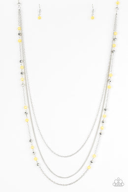 Colorful Cadence Yellow Necklace Paparazzi Accessories