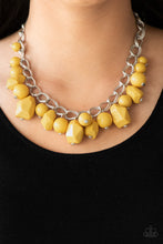 Load image into Gallery viewer, Gorgeously Globetrotter Yellow Necklace Paparazzi Accessories