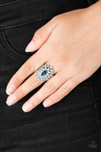 Load image into Gallery viewer, Blooming Fireworks Blue Ring Paparazzi Accessories