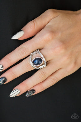 Radiating Riches Blue Pearl Ring Paparazzi Accessories