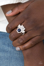 Load image into Gallery viewer, Crown Coronation - Blue Ring Paparazzi Accessories