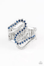 Load image into Gallery viewer, Make Waves Blue Ring Paparazzi Accessories