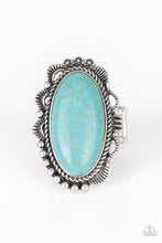 Load image into Gallery viewer, Open Range - Blue Stone Ring Paparazzi Accessories