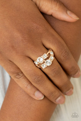 Interstellar Fashion Rose Gold Ring Paparazzi Accessories